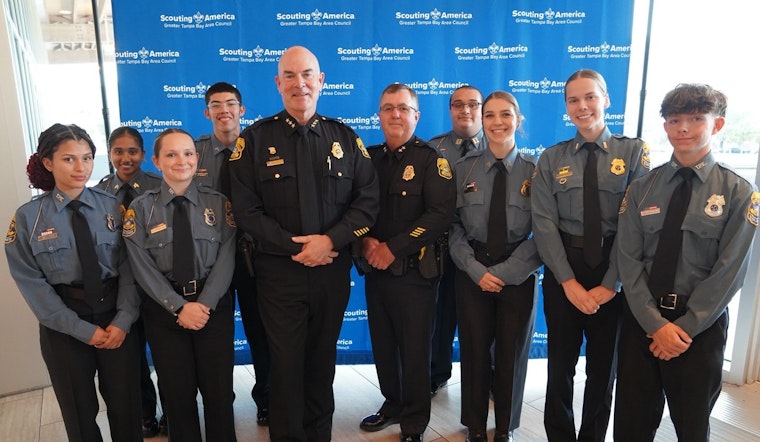 Chief Bercaw and Andrews Family Honored with 2025 Fort Brooke Soaring Eagle Award in Tampa