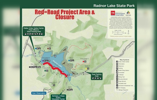 Construction at Radnor Lake State Park Set to Enhance Road and Accessibility Despite Temporary Disruptions