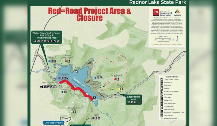 Construction at Radnor Lake State Park Set to Enhance Road and Accessibility Despite Temporary Disruptions