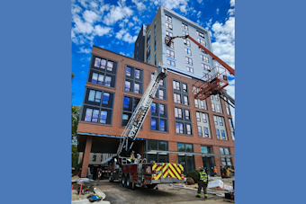 Construction Workers Rescued from Stranded Lift on Ann Arbor High-Rise