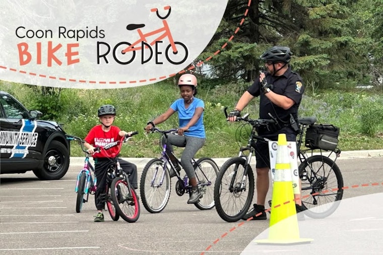 Coon Rapids Police to Host Kid-Friendly Bike Rodeo Focused on Cycling Safety and Community Engagement