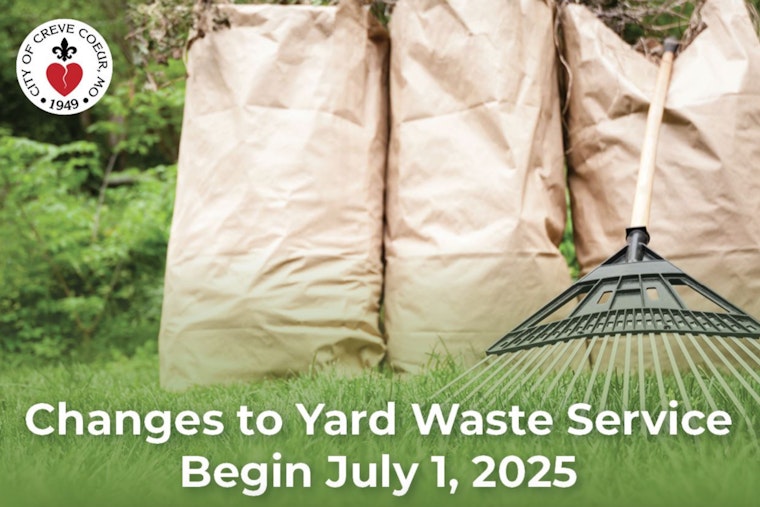Creve Coeur Announces New Subscription-Based Yard Waste Program Starting July 2025