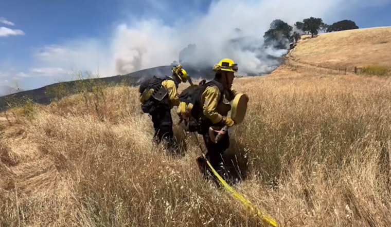VIDEO: Crews Fight to Contain 49-Acre Cherry Fire in Solano County, Vacaville Residents on Alert