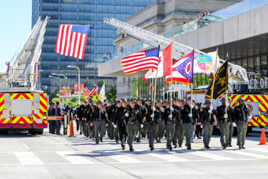 Cuyahoga County Law Enforcement Commemorates Fallen Officers During Police Memorial Week in Downtown Cleveland
