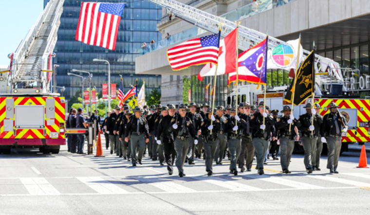 Cuyahoga County Law Enforcement Commemorates Fallen Officers During Police Memorial Week in Downtown Cleveland