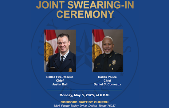 Dallas Welcomes New Fire-Rescue and Police Chiefs in Joint Swearing-In Ceremony
