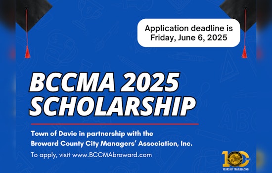 Davie and Broward County City Managers’ Association Launch Scholarship Program for Aspiring Public Servants