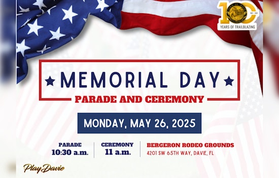 Davie Town and Boy Scouts Host Annual Memorial Day Parade to Honor Fallen Heroes