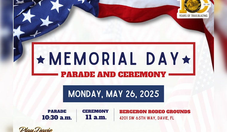 Davie Town and Boy Scouts Host Annual Memorial Day Parade to Honor Fallen Heroes