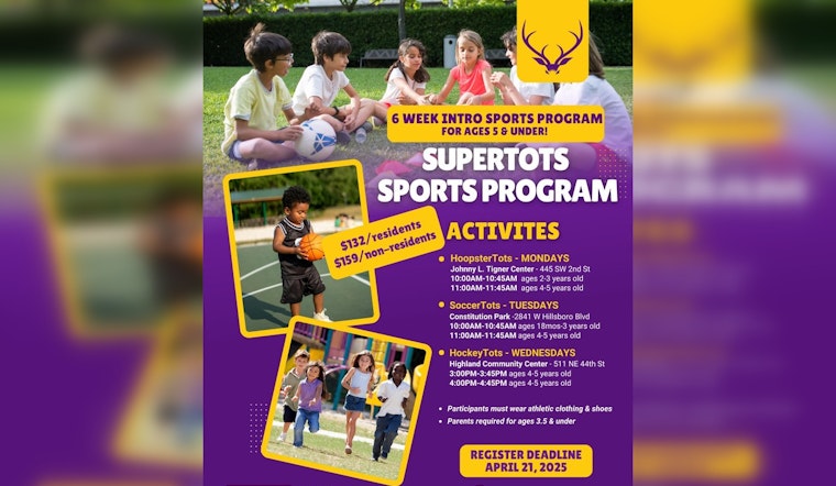 Deerfield Beach Launches 'Super Tots' Sports Programs for Children Under 5