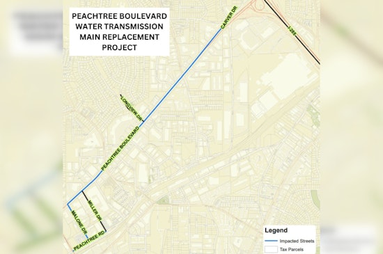 DeKalb County Announces Major Water Infrastructure Upgrade with Peachtree Industrial Main Replacement
