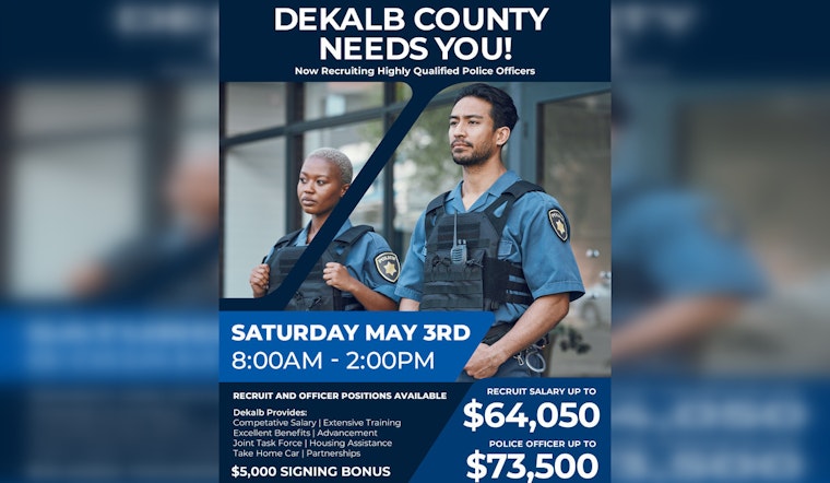 DeKalb County Police Department Hosts One-Stop Hiring Event in Scottdale with High Incentives