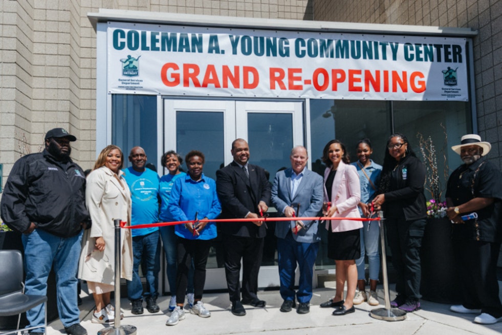 Detroit Celebrates Reopening of Coleman A. Young Recreation Center After $11 Million Revamp