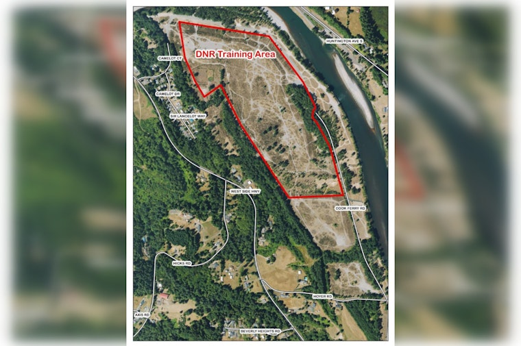 DNR Schedules Wildfire Training for Firefighters and Aviation Crews at Cowlitz County's Cook Ferry Trails
