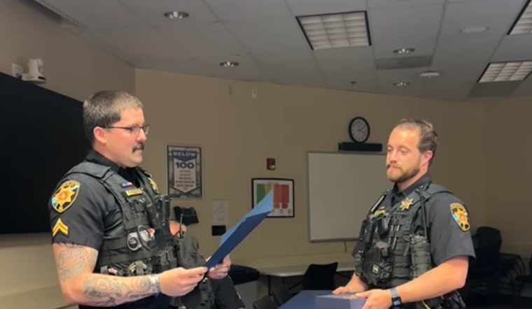 Douglas County Deputy Honored with Golden Handcuffs Award for Commitment to Community Safety