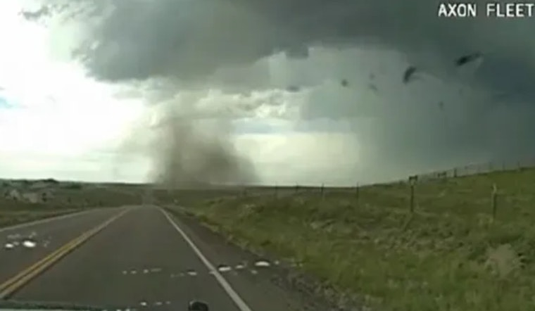 Douglas County Deputy's Dash Cam Captures Tornado as He Springs Into Action to Ensure Residents' Safety