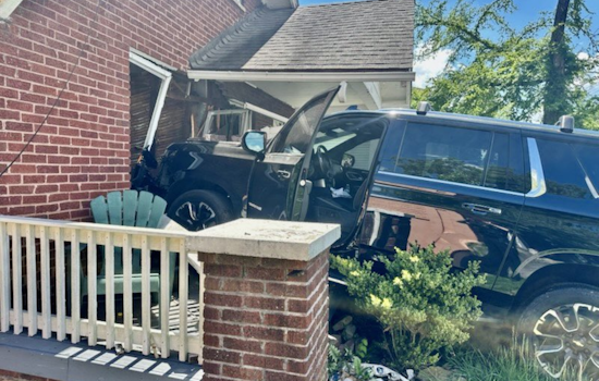Driver's 'Boot-Stuck' Accident Leads to Pedestrian Injury and Home Damage in East Knoxville