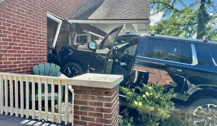 Driver's 'Boot-Stuck' Accident Leads to Pedestrian Injury and Home Damage in East Knoxville