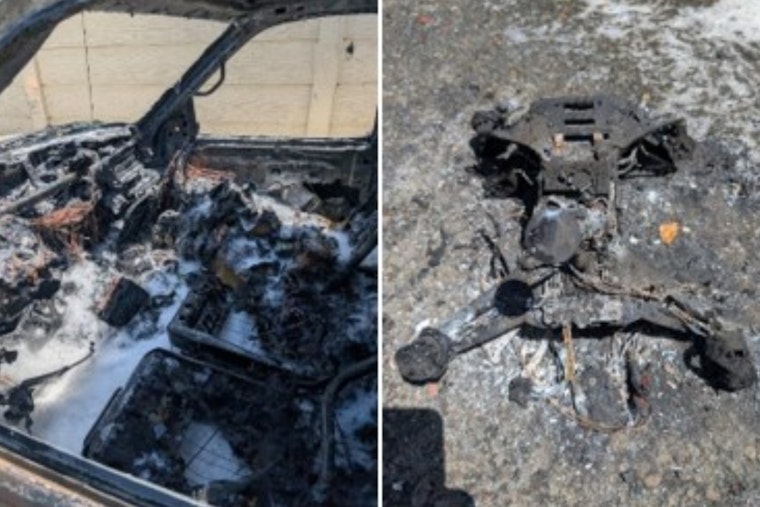 Drone Charging Incident Sparks Vehicle Fire in Mountain View, Prompting Safety Reminders
