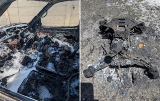Drone Charging Incident Sparks Vehicle Fire in Mountain View, Prompting Safety Reminders