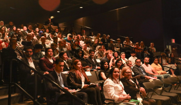 Dublin Celebrates New Chapter as 100 Immigrants Become U.S. Citizens at Abbey Theater Ceremony