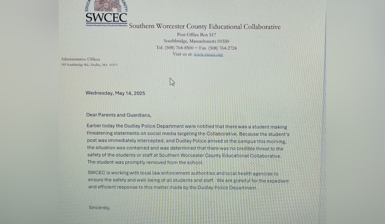 Dudley Police Determine No Credible Threat at Southern Worcester County School After Social Media Scare