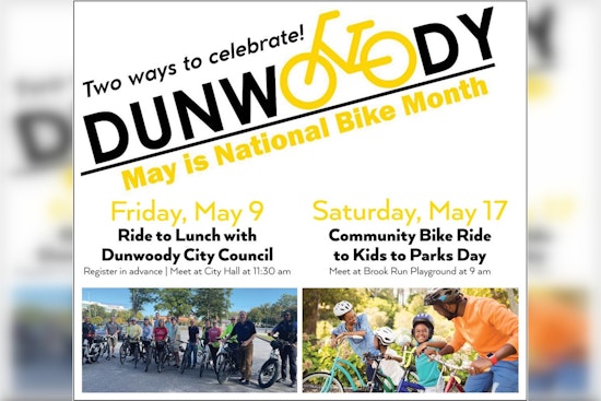 Dunwoody Invites Residents to Pedal with Purpose During National Bike Month Celebrations