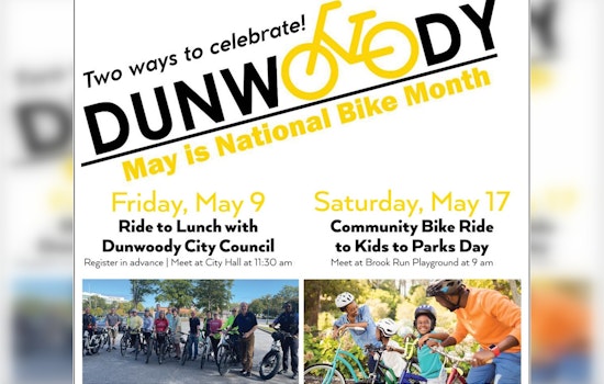 Dunwoody Invites Residents to Pedal with Purpose During National Bike Month Celebrations