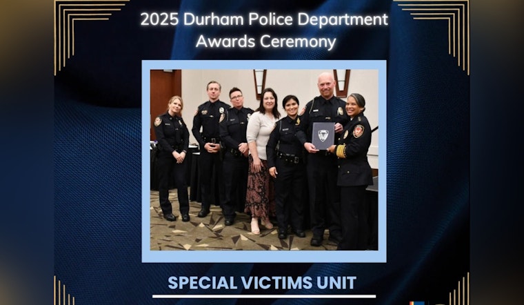 Durham Police Department Honors Special Victims Unit as '2024 Unit of the Year' for Exceptional Service