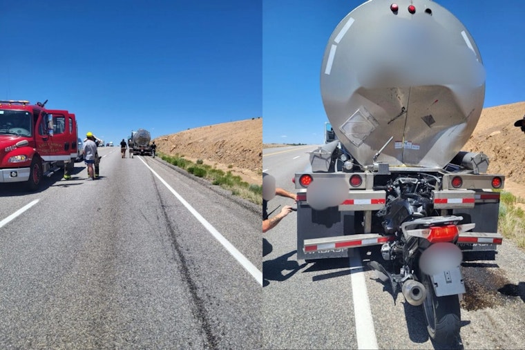 Dutch Motorcyclist Fatally Collides with Semi on US-6 in Utah; Traffic Disrupted, Investigations Underway