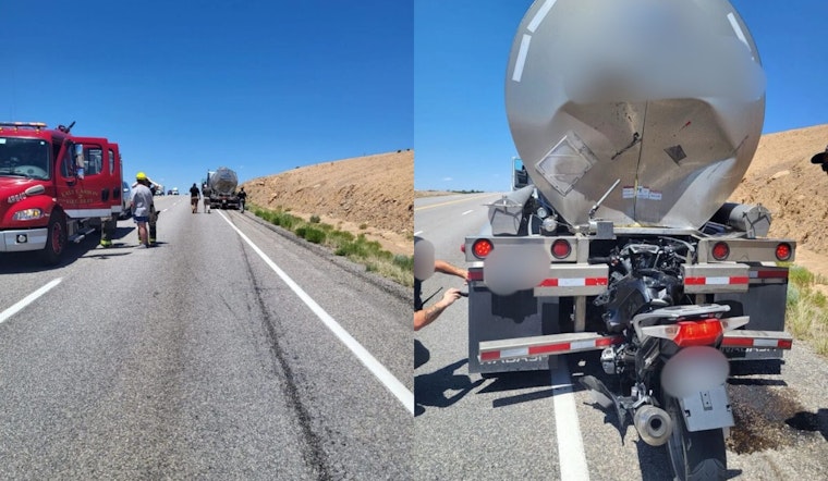 Dutch Motorcyclist Fatally Collides with Semi on US-6 in Utah; Traffic Disrupted, Investigations Underway