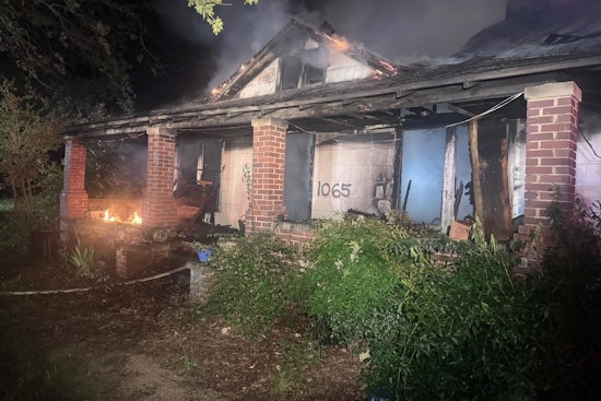 Early Morning Blaze Engulfs Home on St. Marks Church Rd in Crouse, Multiple Fire Departments Respond