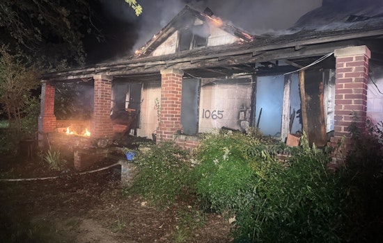 Early Morning Blaze Engulfs Home on St. Marks Church Rd in Crouse, Multiple Fire Departments Respond