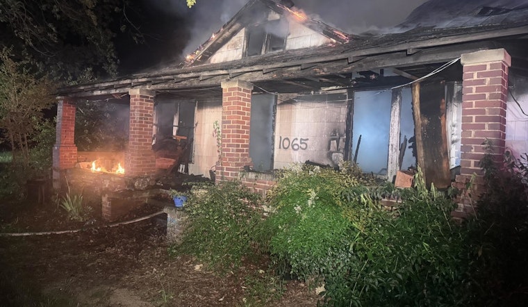 Early Morning Blaze Engulfs Home on St. Marks Church Rd in Crouse, Multiple Fire Departments Respond