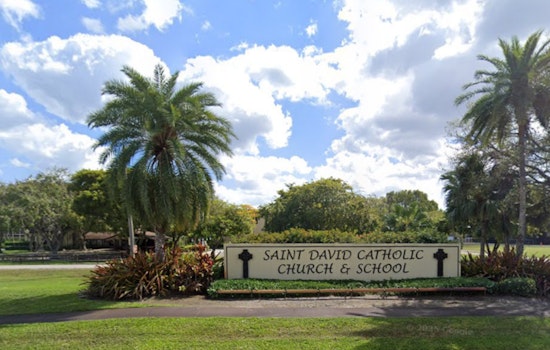 Early Morning Fire Damages Storage Shed and Part of Davie Catholic School, Investigation Underway