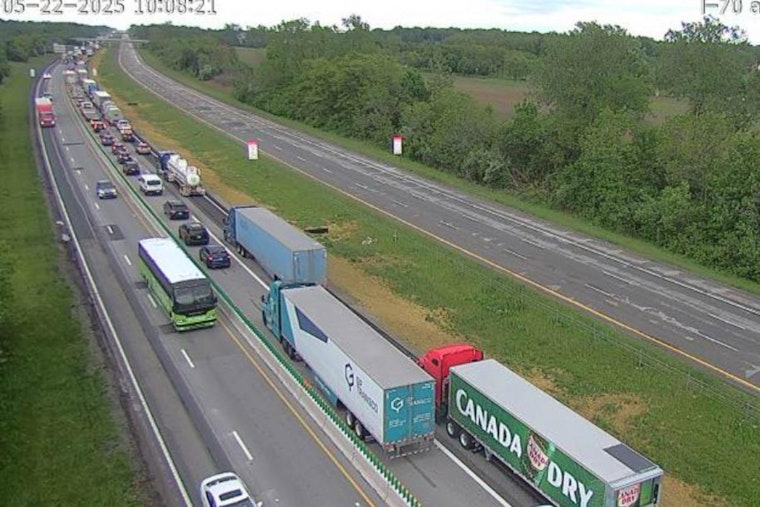 Early Morning Gridlock on I-70 East Near Plain City Cleared After Disabled Vehicle Causes Delays