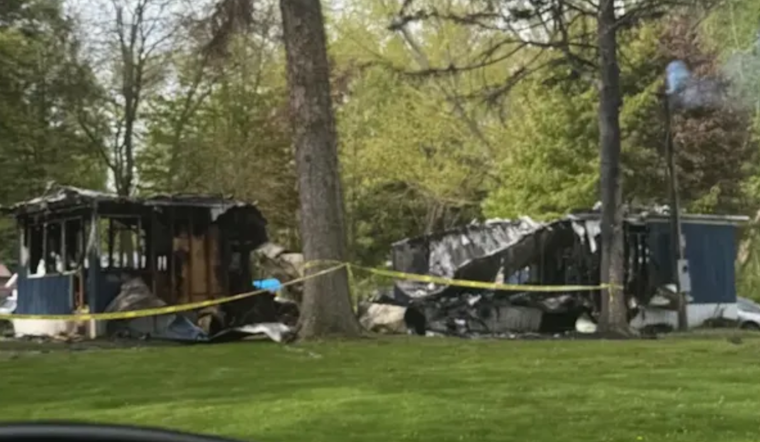 Early Morning Inferno Claims Lives of Pregnant Woman and Two Children in Ashtabula County Mobile Home