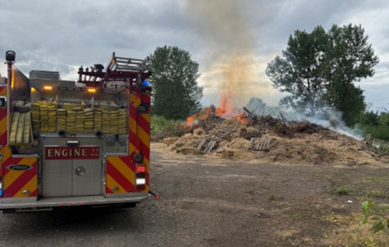 Early Season Brush Fire Near Portland International Raceway Quickly Contained by Firefighters