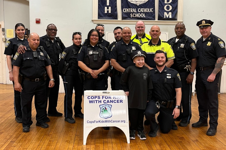 East Boston Community Rallies to Support Young Cancer Fighter with Enthusiastic Police Escort to School