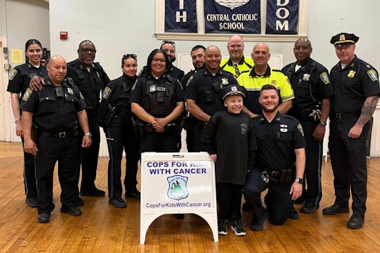 East Boston Community Rallies to Support Young Cancer Fighter with Enthusiastic Police Escort to School