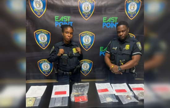 East Point Traffic Violation Leads to Significant Drug and Firearm Seizure