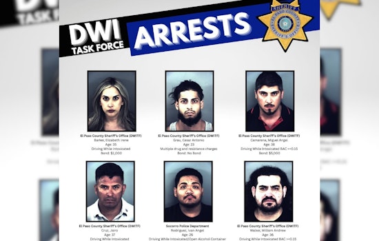 El Paso County Sheriff's Office Leads Massive DWI Crackdown, 48 Arrested in Multi-Agency Effort