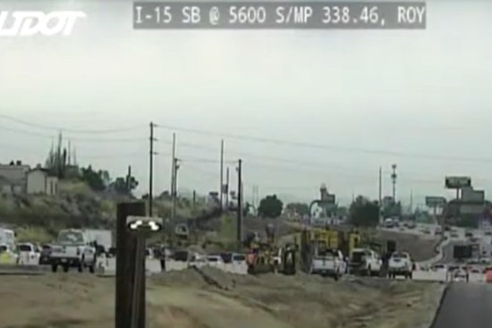Emergency Sinkhole Repairs Cause Major Traffic Delays on I-15 Near Roy, Utah