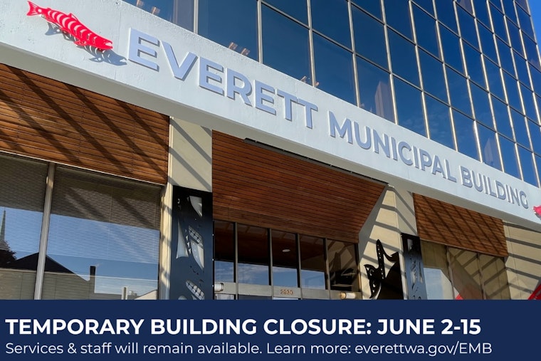 Everett Municipal Building to Close Temporarily for Electrical Upgrades, Services to Continue Online and by Phone