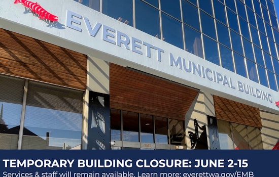 Everett Municipal Building to Close Temporarily for Electrical Upgrades, Services to Continue Online and by Phone