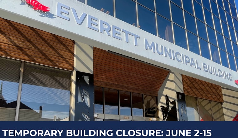 Everett Municipal Building to Close Temporarily for Electrical Upgrades, Services to Continue Online and by Phone