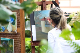 Experience Live Art Every Saturday at Wayne Ferguson Plaza in Lewisville with Art Pop-ups in the Plaza