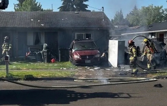Explosion From Burning Vehicle in Lebanon, Oregon Claims a Life, Injures Two Firefighters