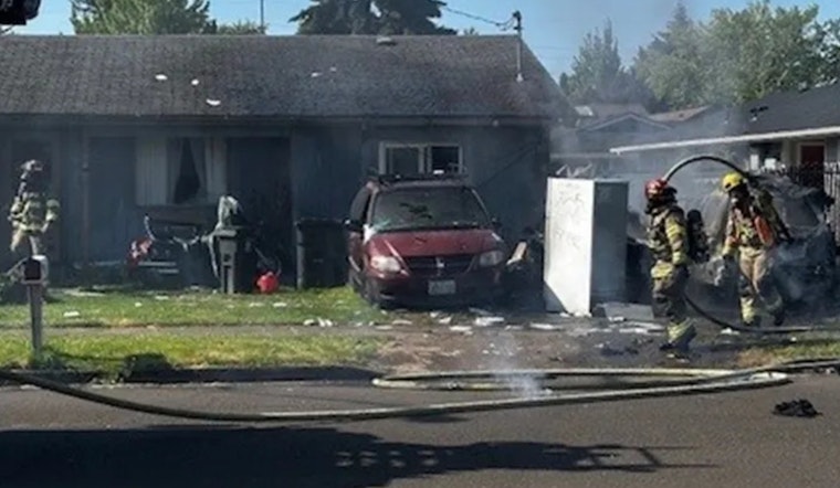 Explosion From Burning Vehicle in Lebanon, Oregon Claims a Life, Injures Two Firefighters