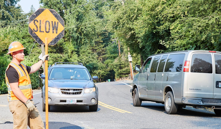 Extended Traffic Advisory: NE Airport Way Lane Closure in Portland Persists Amid Water Main Repair